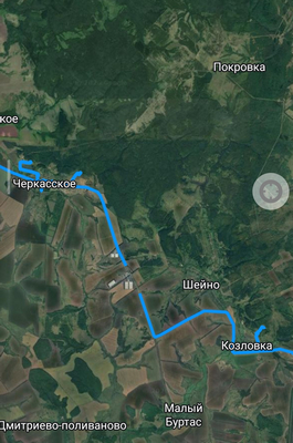 в Черкасское